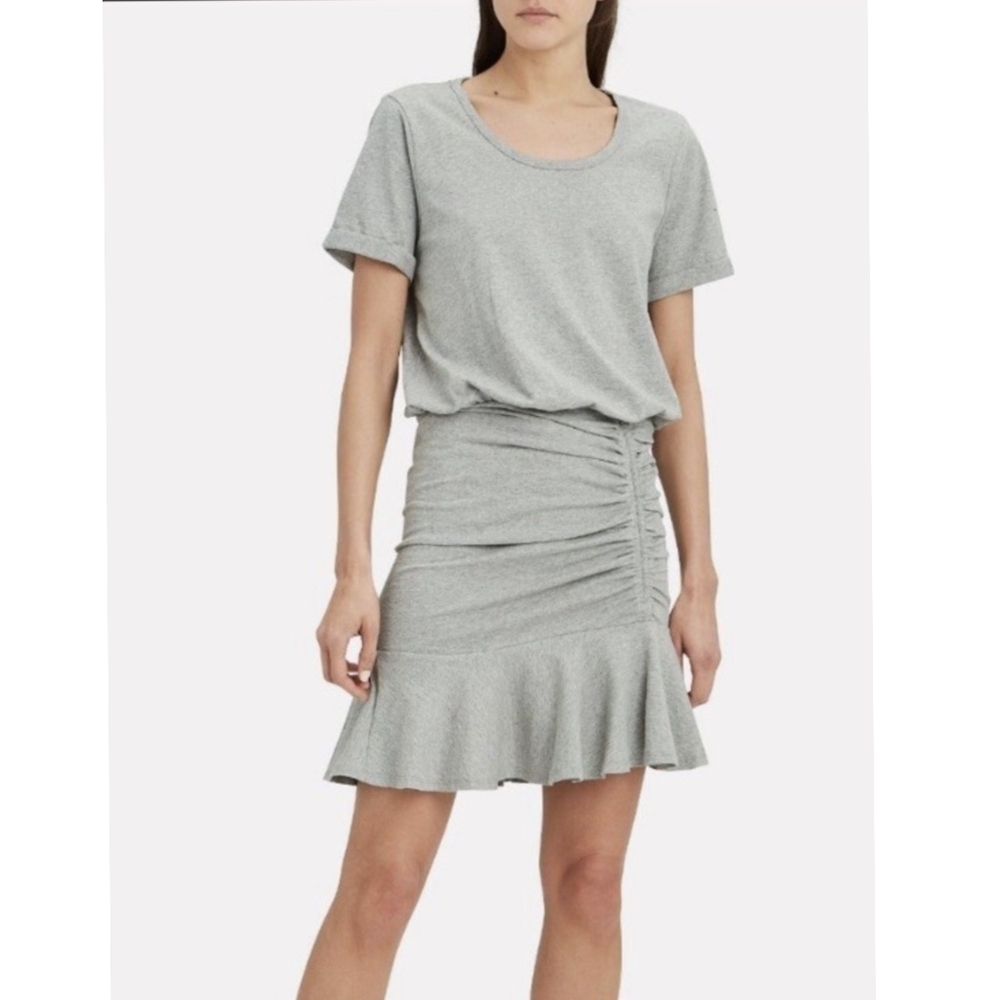 Veronica Beard Ruched T-shirt Dress